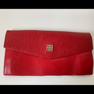 Vintage red Givenchy wallet
